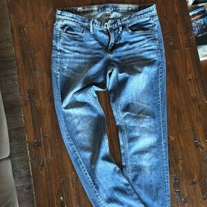 Madewell skinny Jean distressed